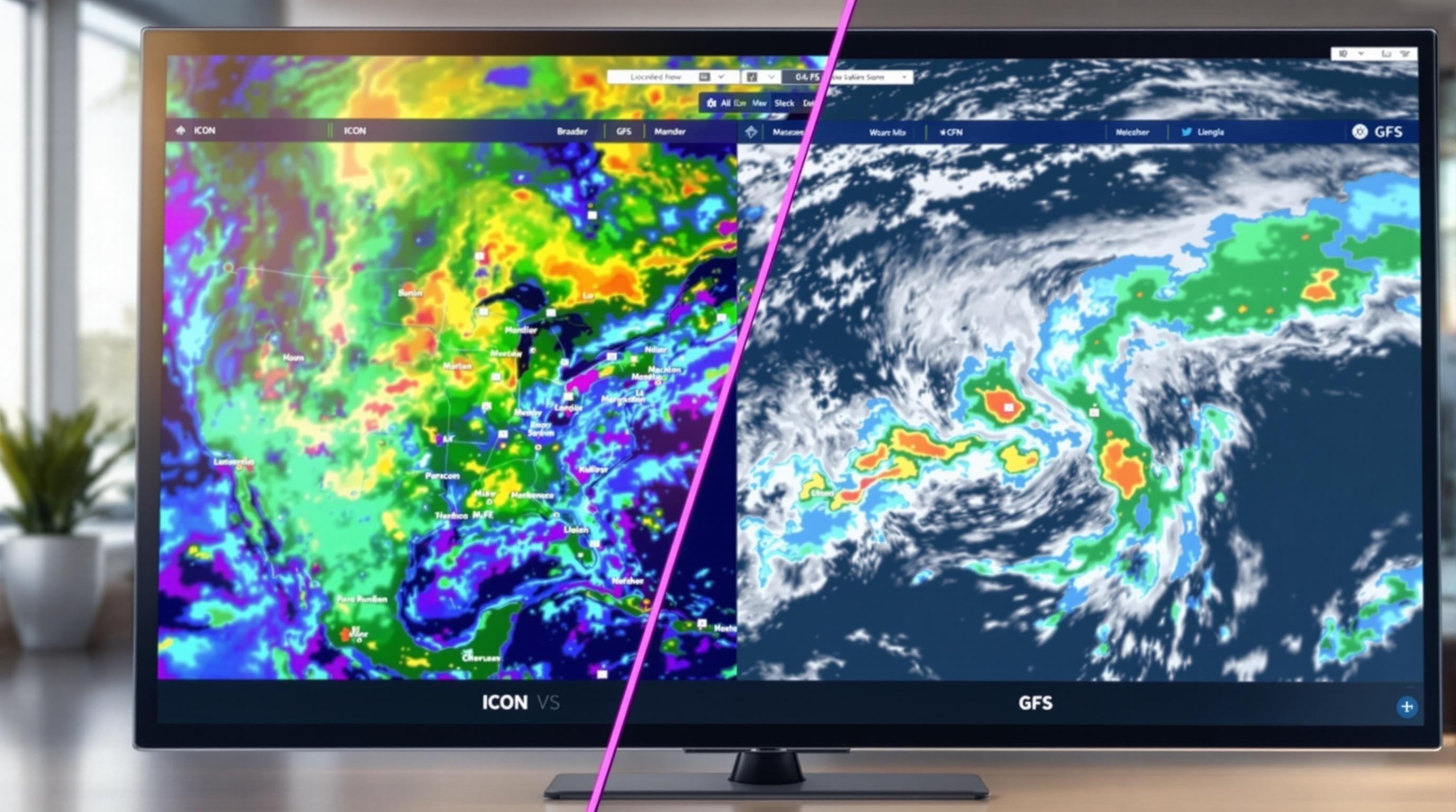 Wettermodelle ICON vs. GFS: Unterschiede im Detail
